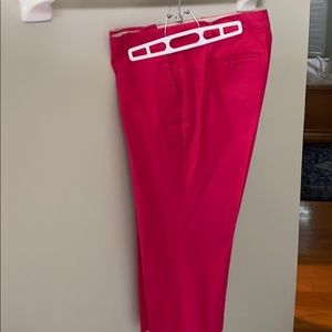 Pink Crop Pants